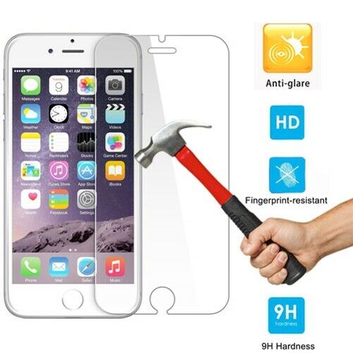 

iPhone 8 7 6S 6 - Tempered Glass Screen Protector Anti-Glare Fingerprint LCD