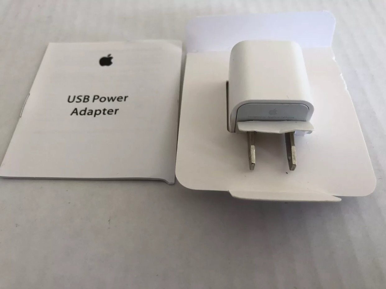 

IPhone Charger 5W USB Power Adapter Wall Plug Cube Original