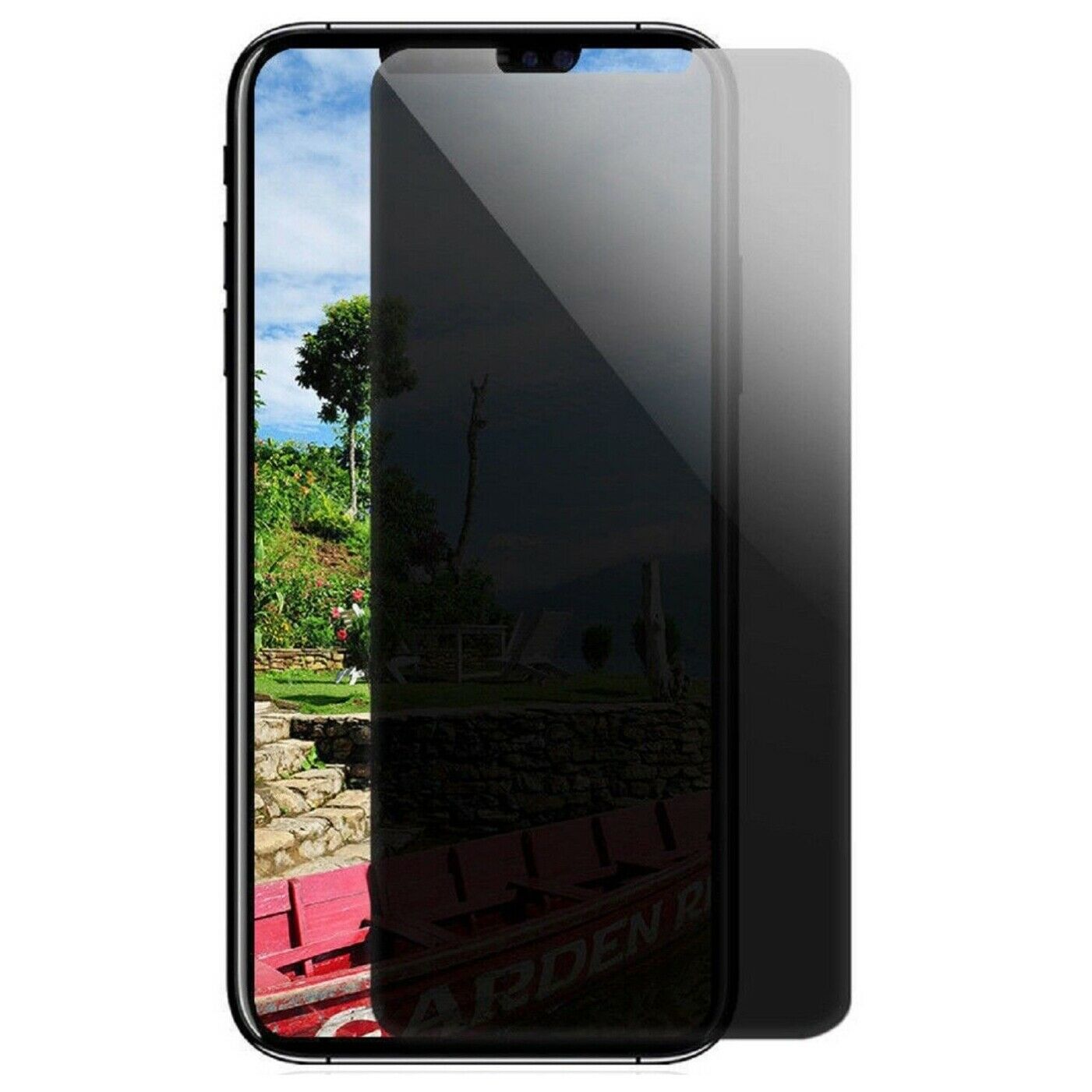 

iPhone XR - 3D Privacy Glass Screen Protector Tempered Anti-Peep Case Friendly