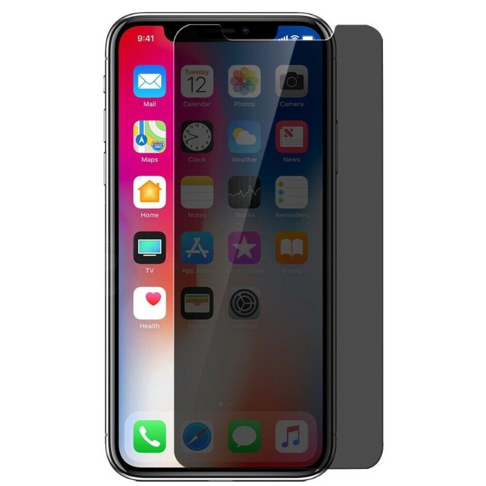 

iPhone XS X - 3D Tempered Glass Anti-Peep Privacy Screen Protector Curved Case