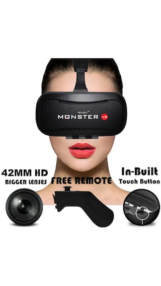 buy irusu monster vr headset with free remote virtual reality vr