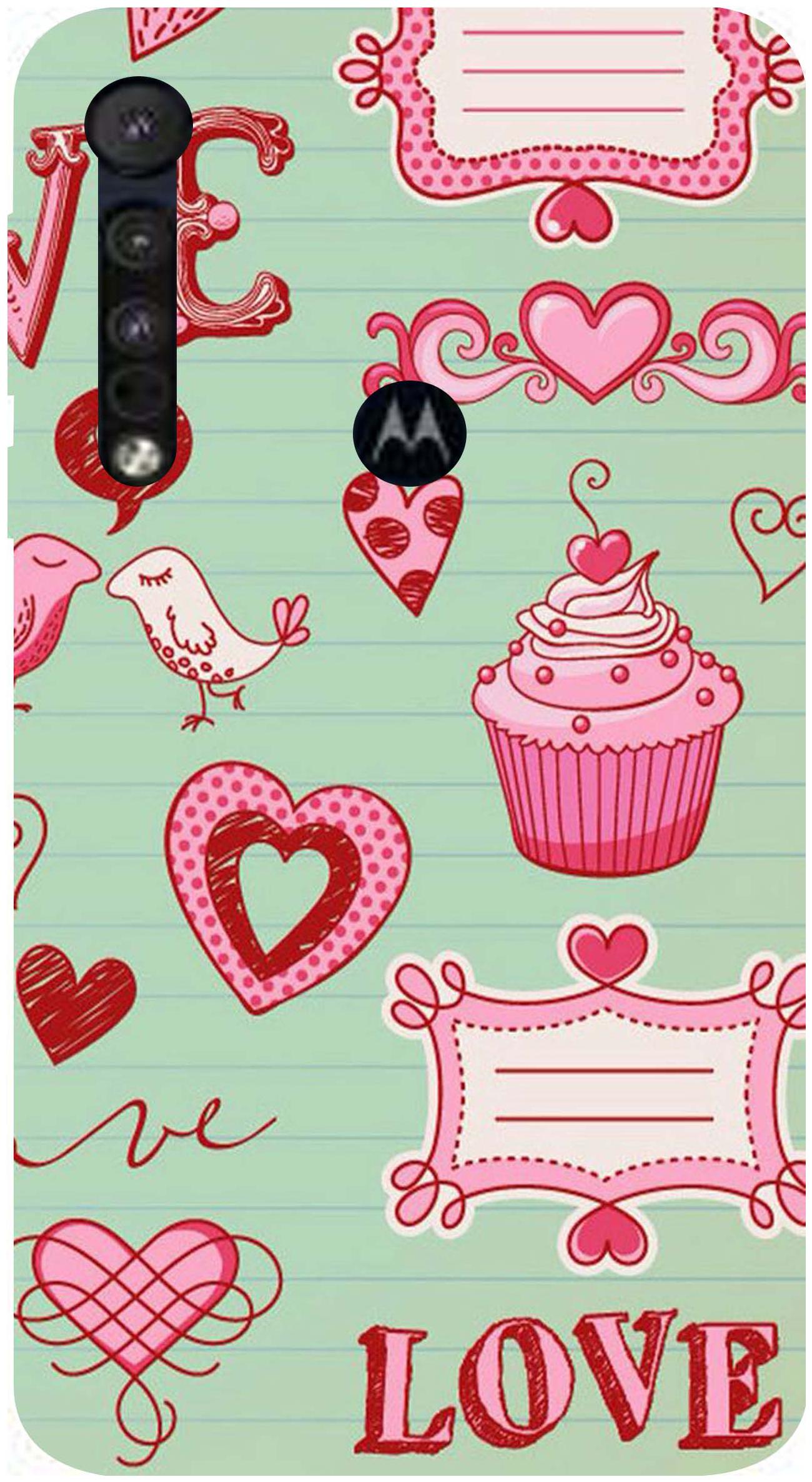 

Janvi Creation Silicone Designer Back Cover For Motorola One Macro ( Multi )