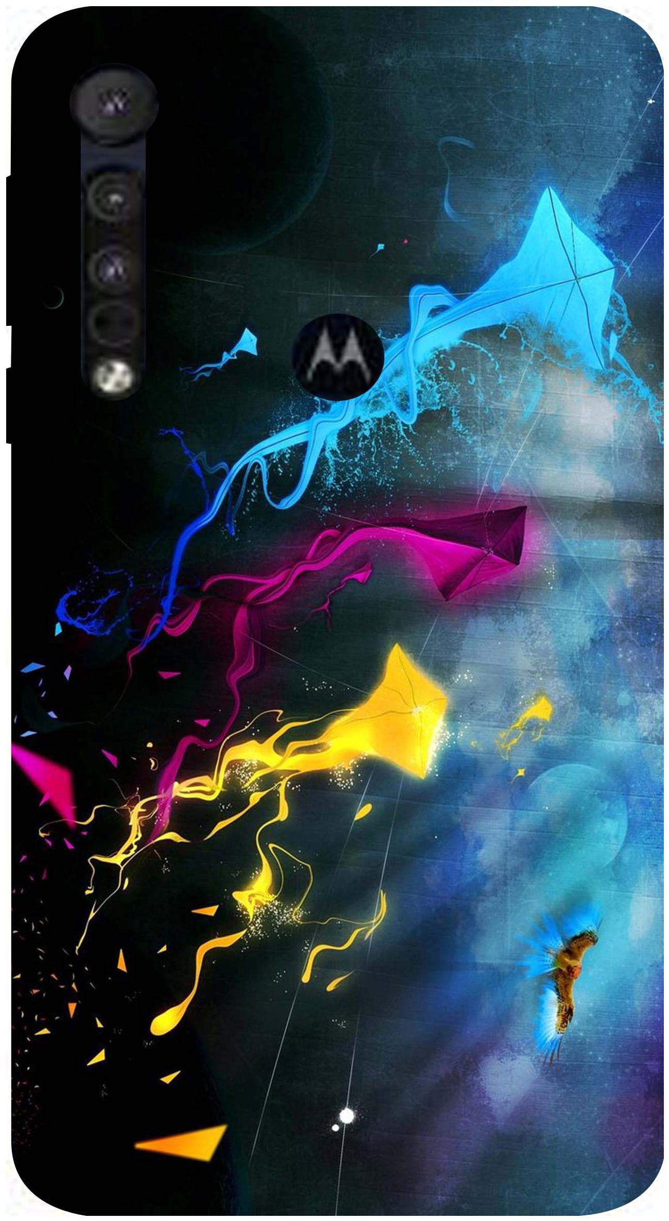 

Janvi Creation Silicone Designer Back Cover For Motorola One Macro ( Multi )