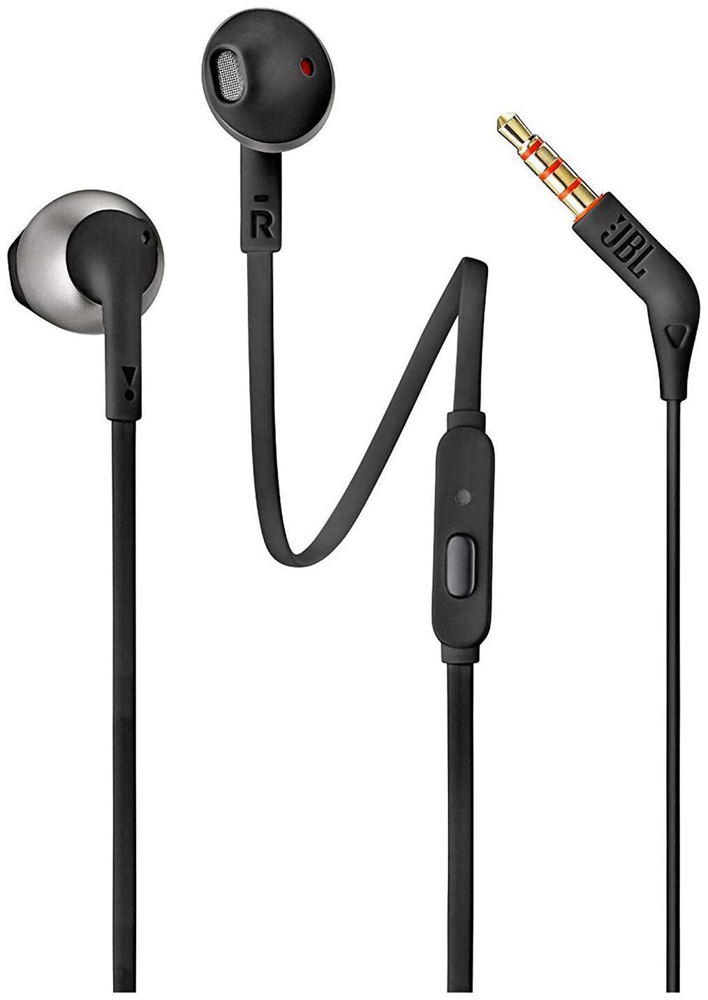 

JBL T205 In-Ear Wired Headphone ( Black )