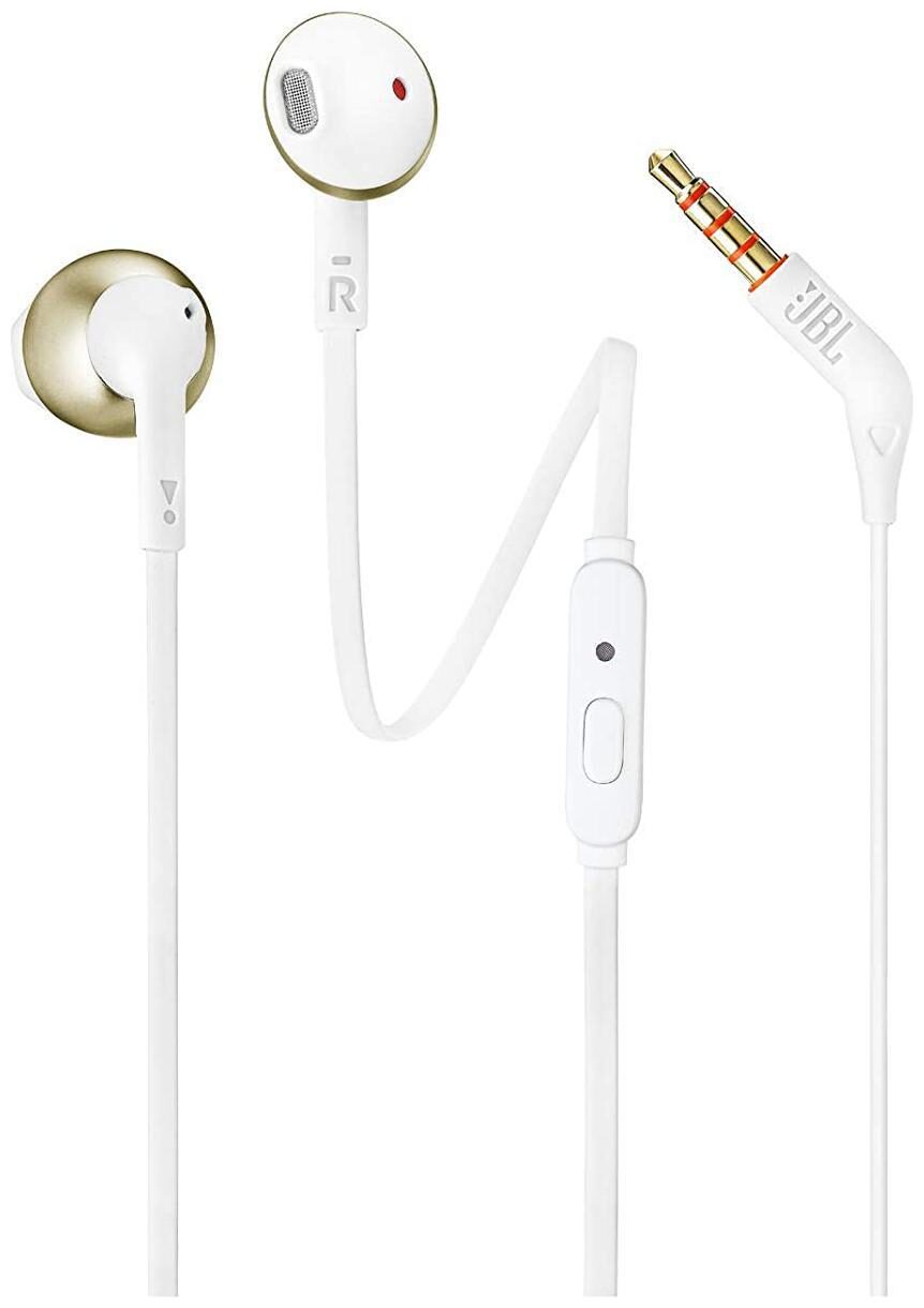 

JBL T205CGD In-Ear Wired Headphone ( Gold )