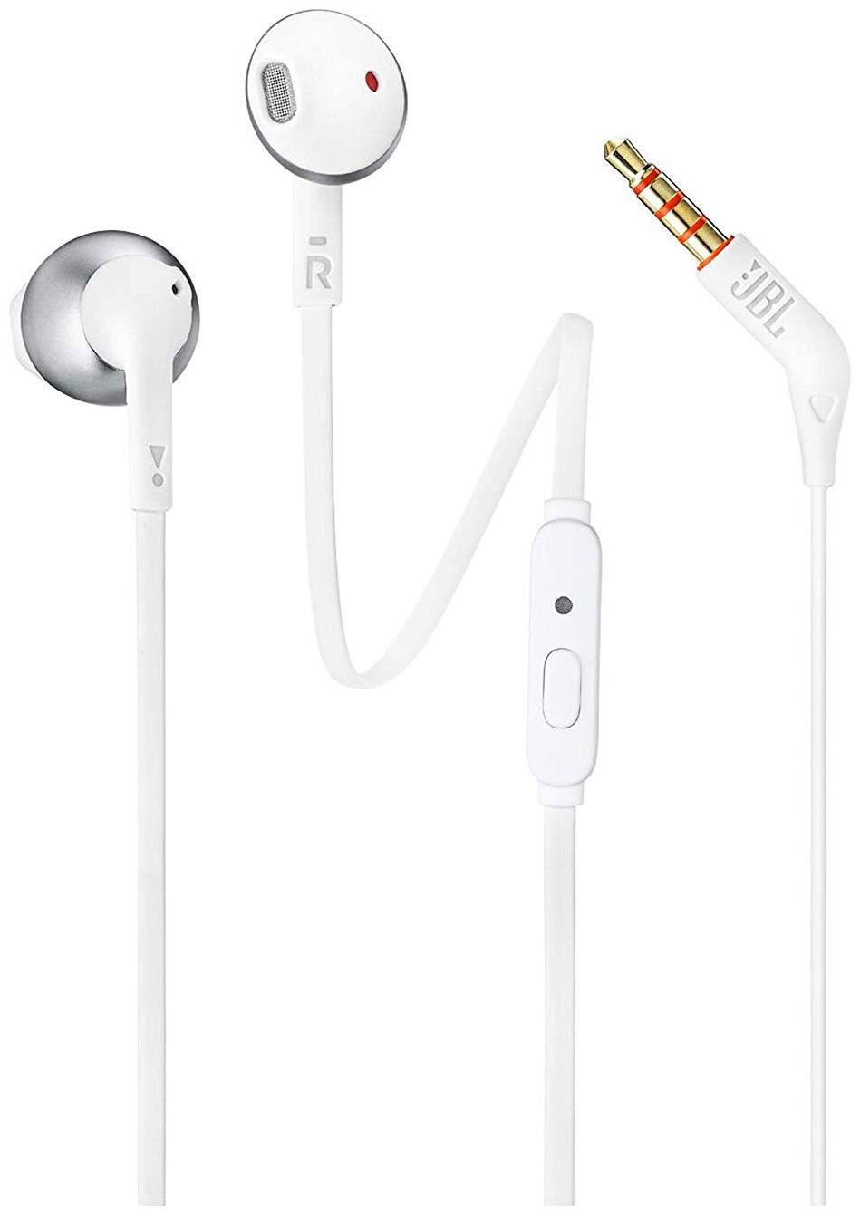 

JBL T205 In-Ear Wired Headphone ( Silver )
