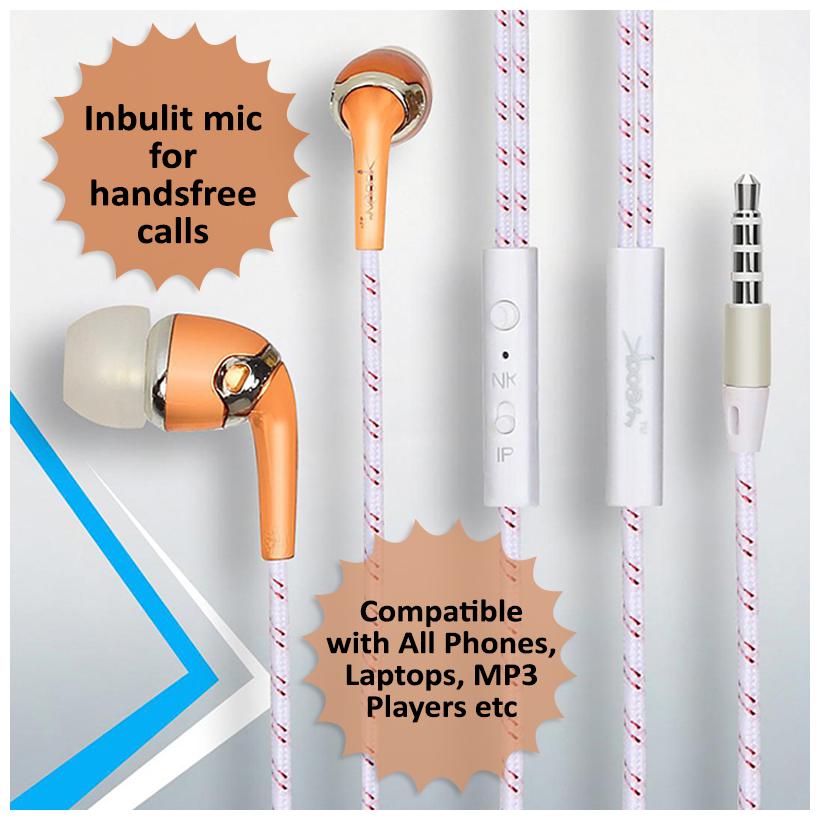 

KBOOM KBHF-04 In-Ear Wired Headphone ( Assorted )