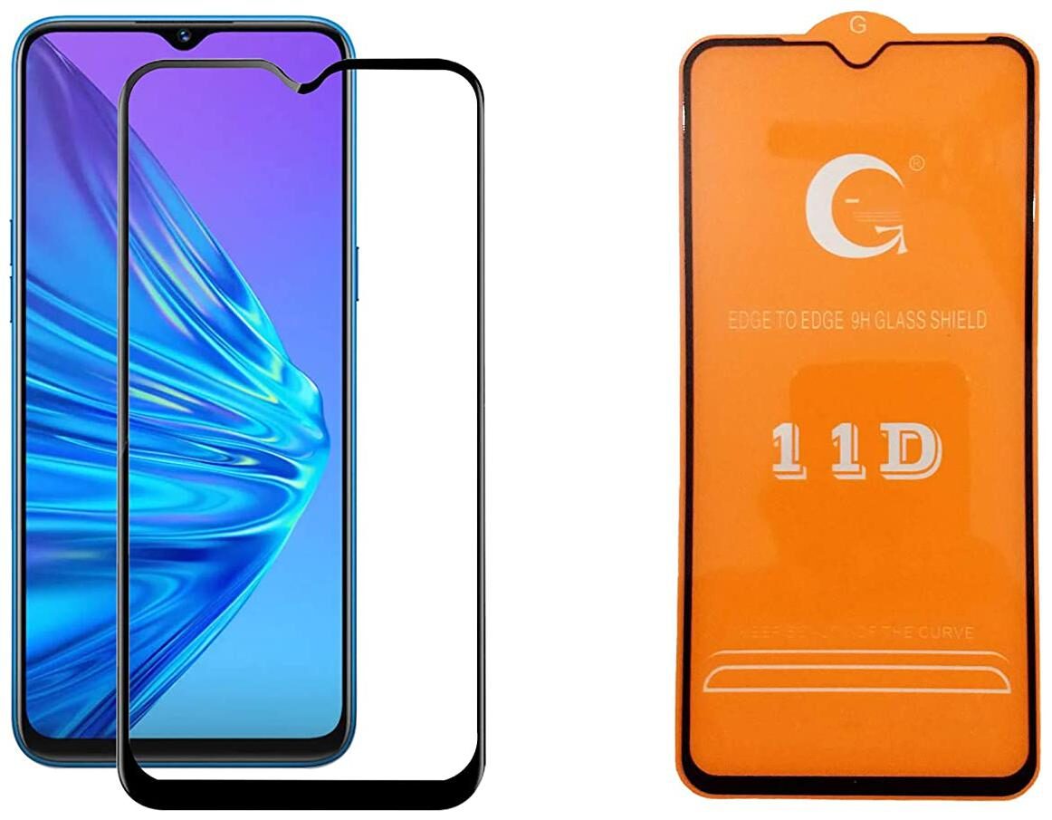 

KHR Realme 5i Tempered Glass Screen Protector Anti-scratch Edge To Edge Glass (Free Kit)