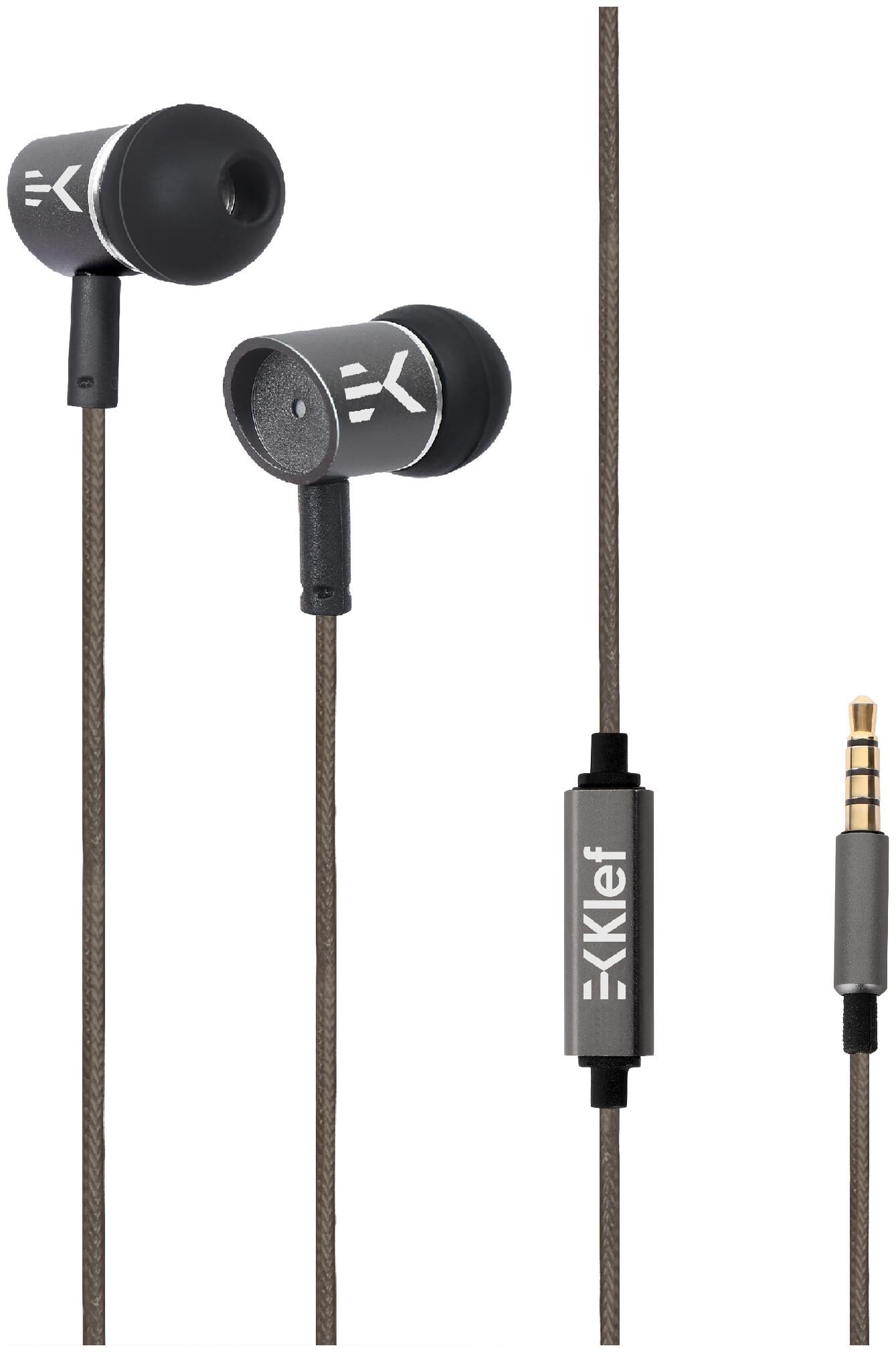 

Klef X1 In-Ear Wired Headphone ( Grey )