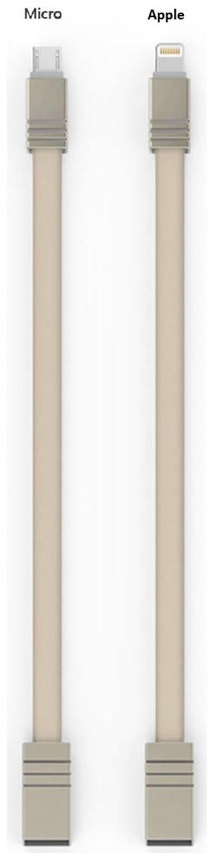 

Kookee Data Charging Micro USB Cable ( 1 m Gold )