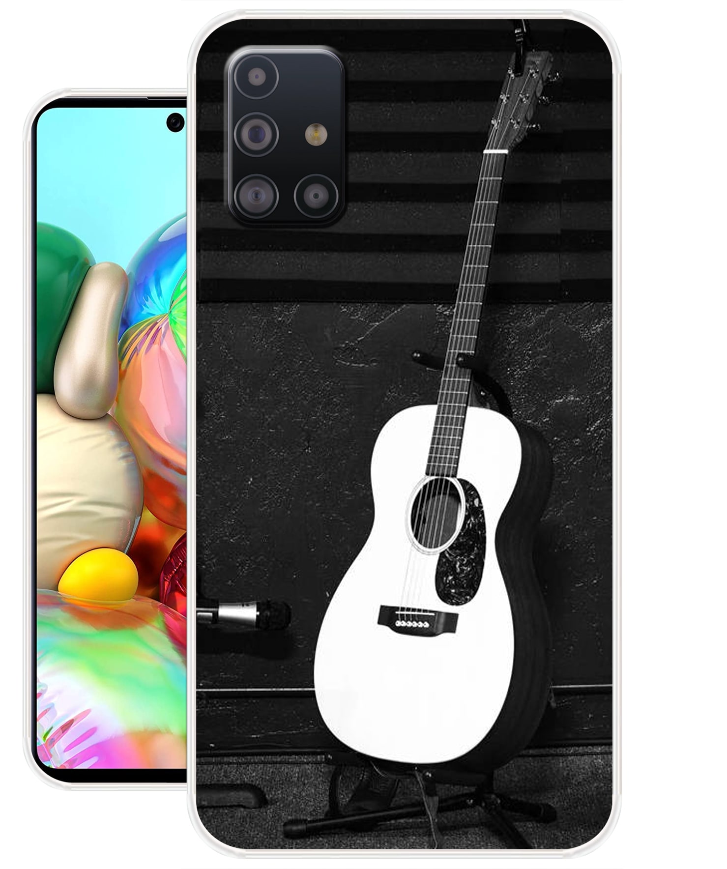 

KVOICE Silicone Back Cover For Samsung Galaxy M31s ( Multi )