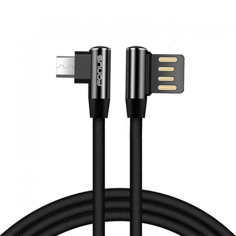 

L-SHAPED 90 DEGREE RIGHT ANGLE 6FT LONG USB CABLE SYNC Y1N for PHONE TABLETS