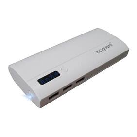 Lapguard LG518-11k Power bank 11000 mAh Make In India portable Charger powerbank -White