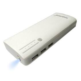 Lapguard Sailing1520-11k Power bank 11000 mAh Make In India portable Charger powerbank -White-Gry