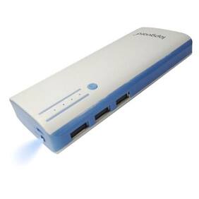Lapguard Sailing1520-11k Power bank 11000 mAh Make In India portable Charger powerbank -White-Blue