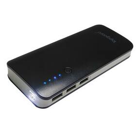 Lapguard Sailing1510-11k Power bank 11000 mAh Make In India portable Charger powerbank -Black-Gry