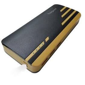 Lapguard Sailing1530-11k Power bank 11000 mAh Make In India portable Charger powerbank -Black-Gold