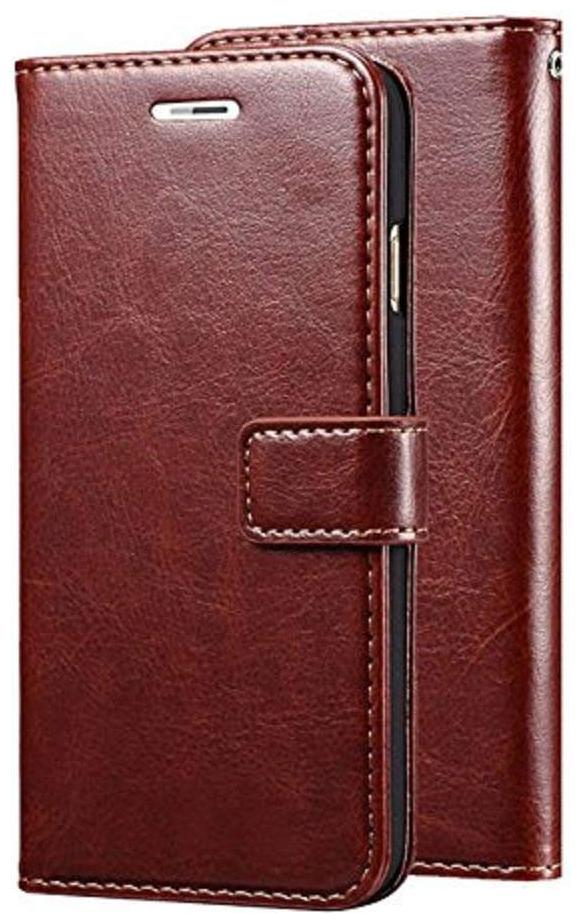 

Siddharth Faux Leather Flip Cover For Nokia 5 1 Plus ( Brown )