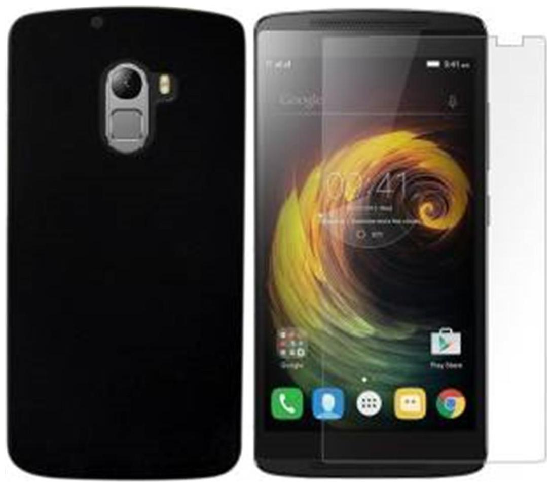 

Lenovo K4 note black cover with tempred glass