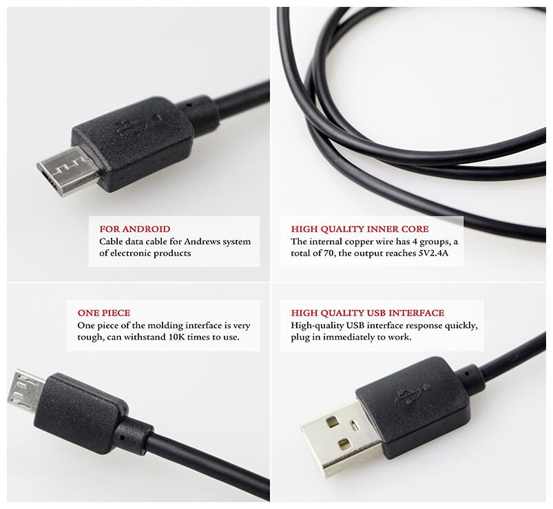 

Meetesh Data Charging Micro USB Cable ( 0 2-0 5m Assorted )