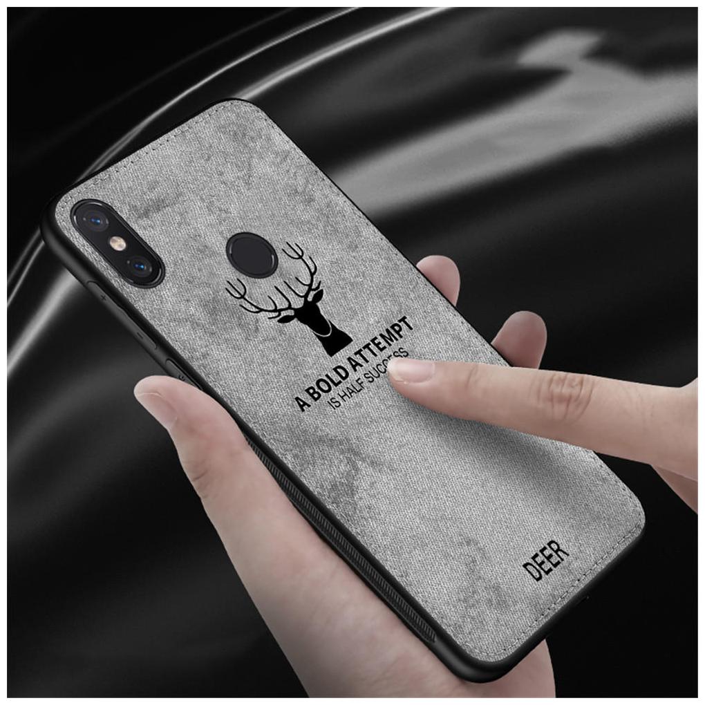 

Gohaps Rubber Back Cover For Samsung Galaxy A50 ( Grey )