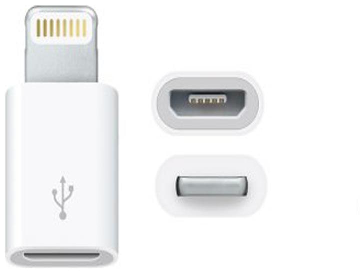 

Lightning 8pin to MicroUSB Charger Adapter Converter For iPhone