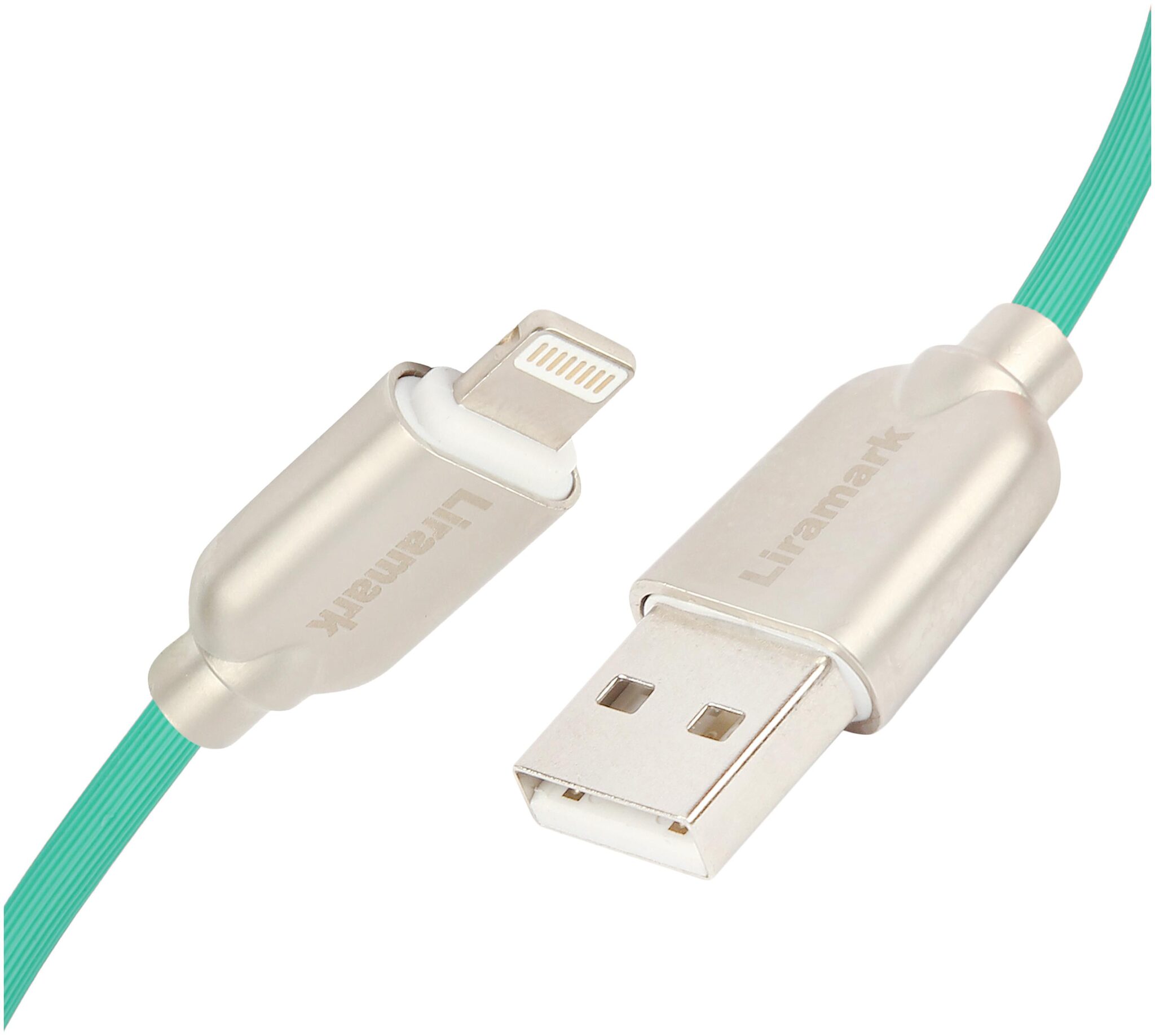 

LIRAMARK Data Charging 8 Pin (Lightning) Cable ( 2 m Green )