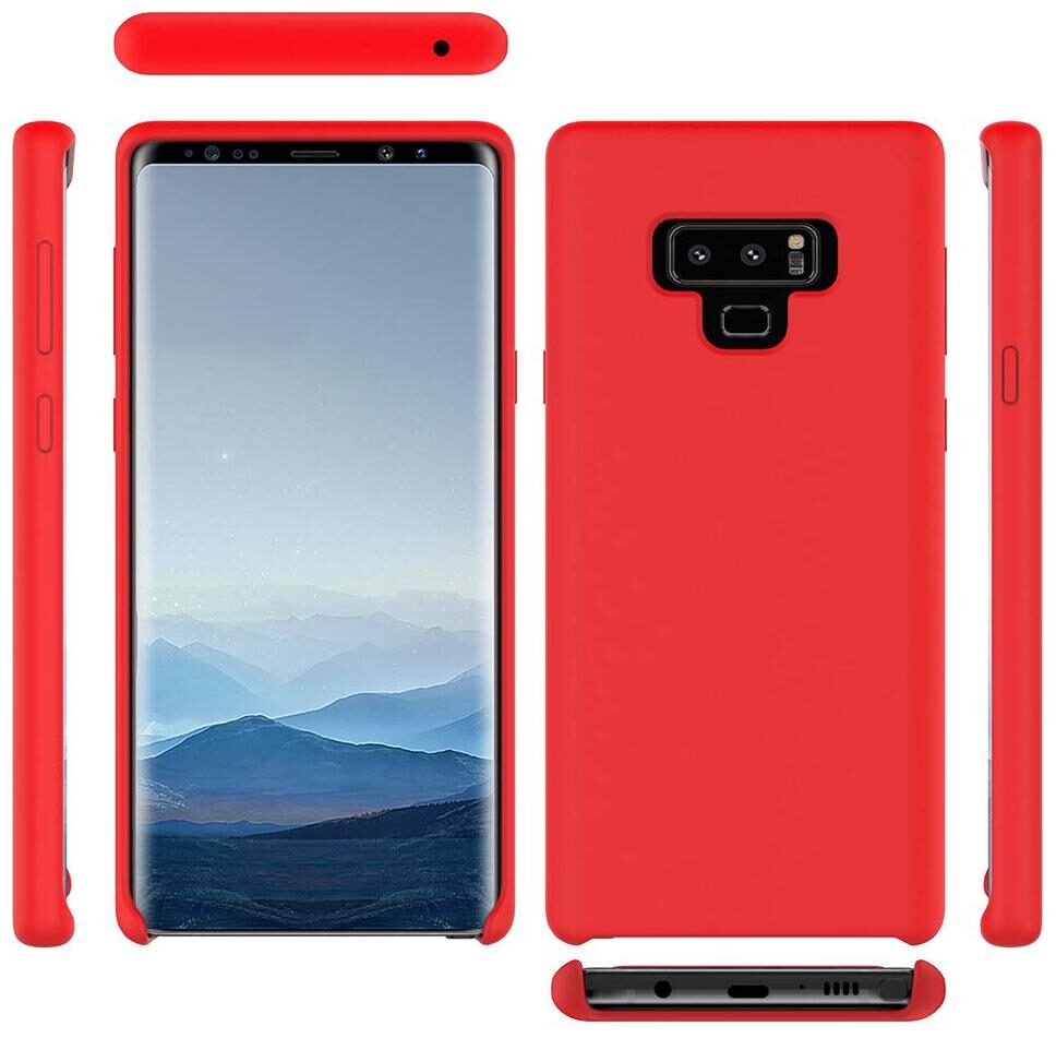 

LIRAMARK Silicone Back Cover For Samsung Galaxy Note 9 ( Red )