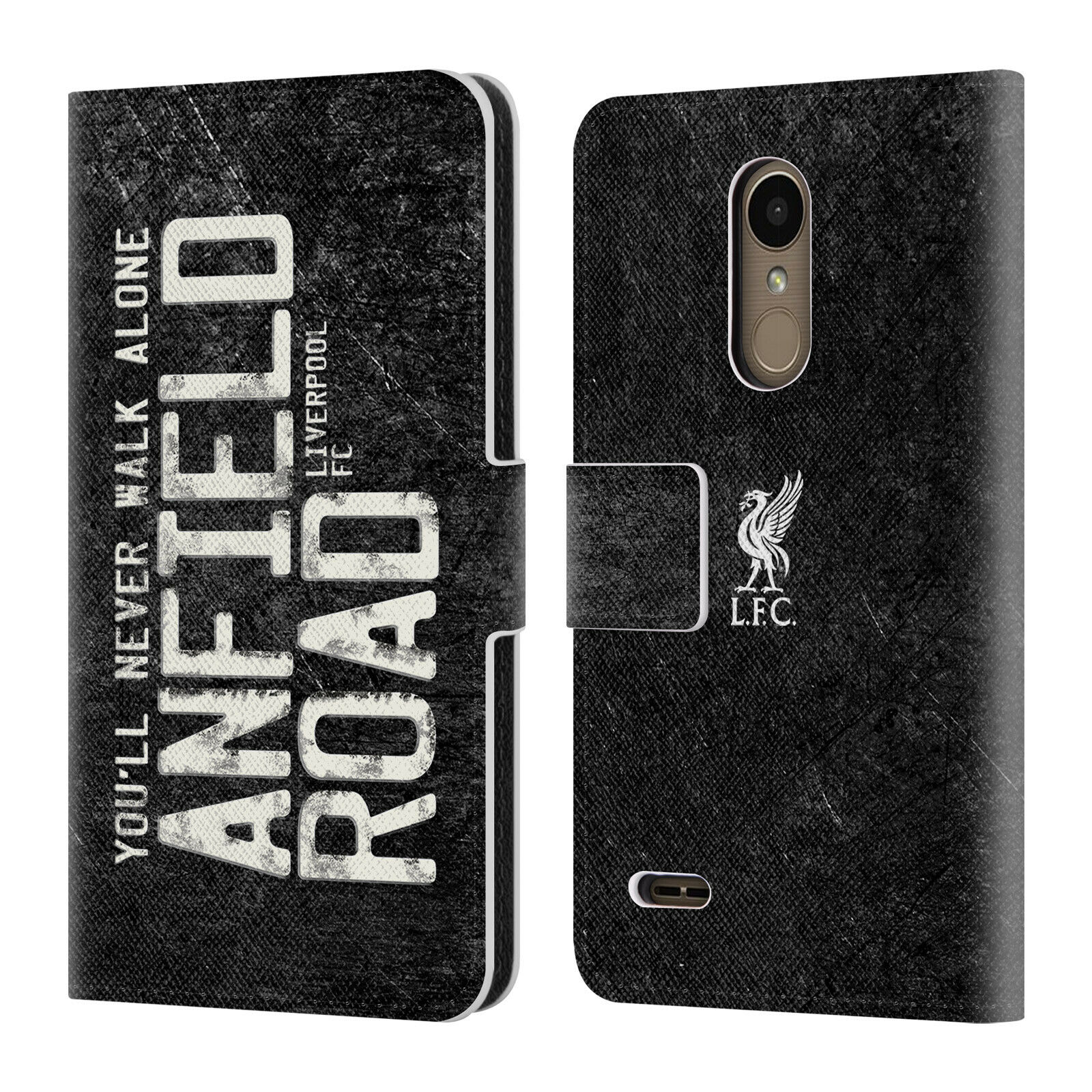 

LIVERPOOL FC LFC LIVER BIRD YNWA PU LEATHER BOOK WALLET CASE FOR LG PHONES 1