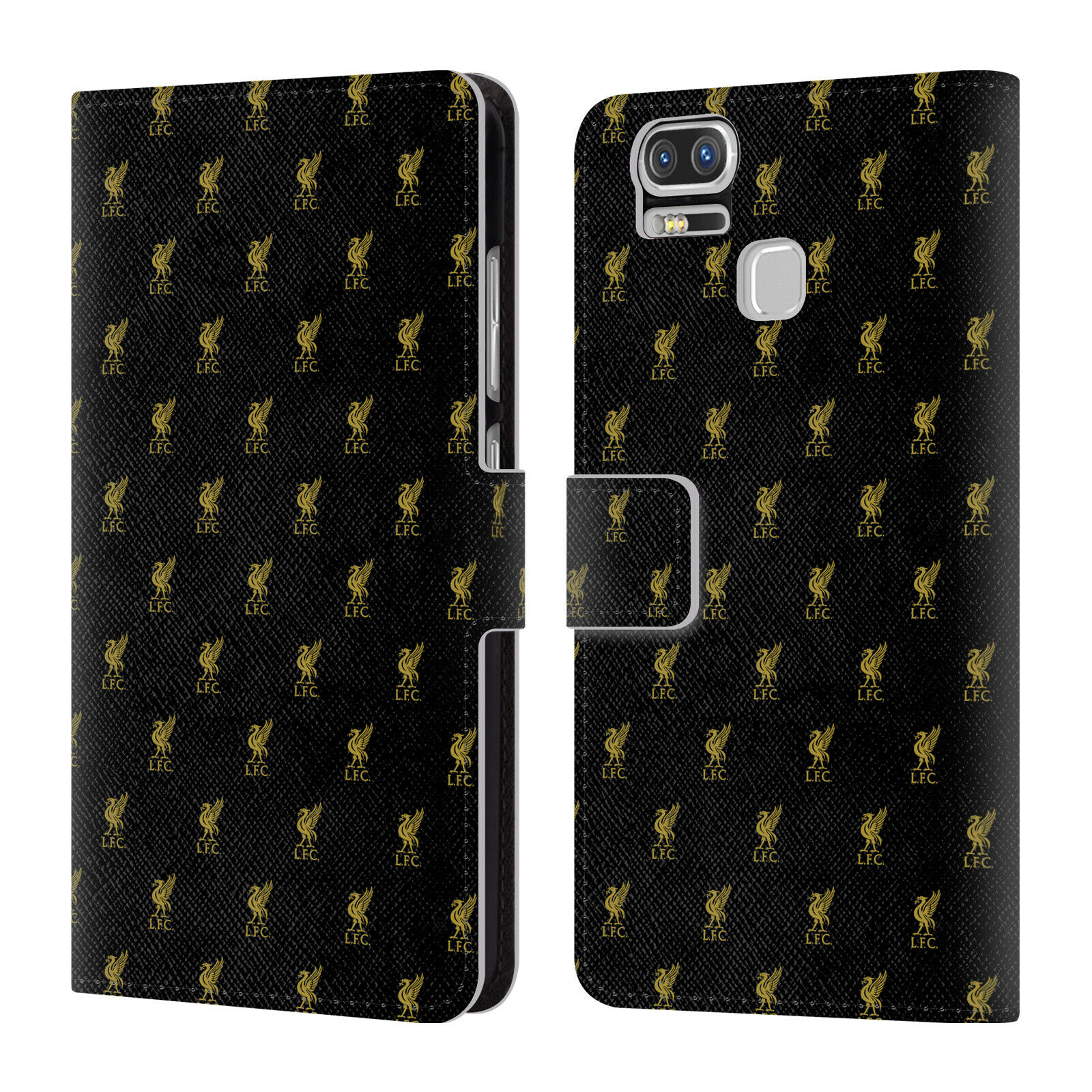 

LIVERPOOL FC CREST LIVER BIRD PATTERNS PU LEATHER BOOK CASE FOR ASUS ZENFONE