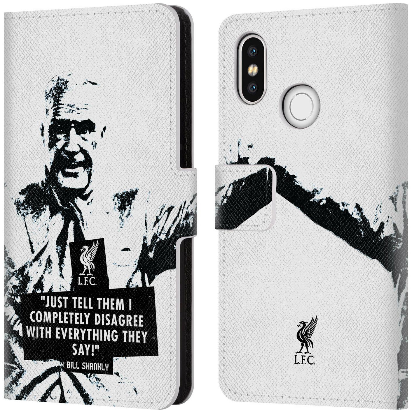 

LIVERPOOL FC LFC BILL SHANKLY QUOTES PU LEATHER BOOK CASE FOR XIAOMI PHONES