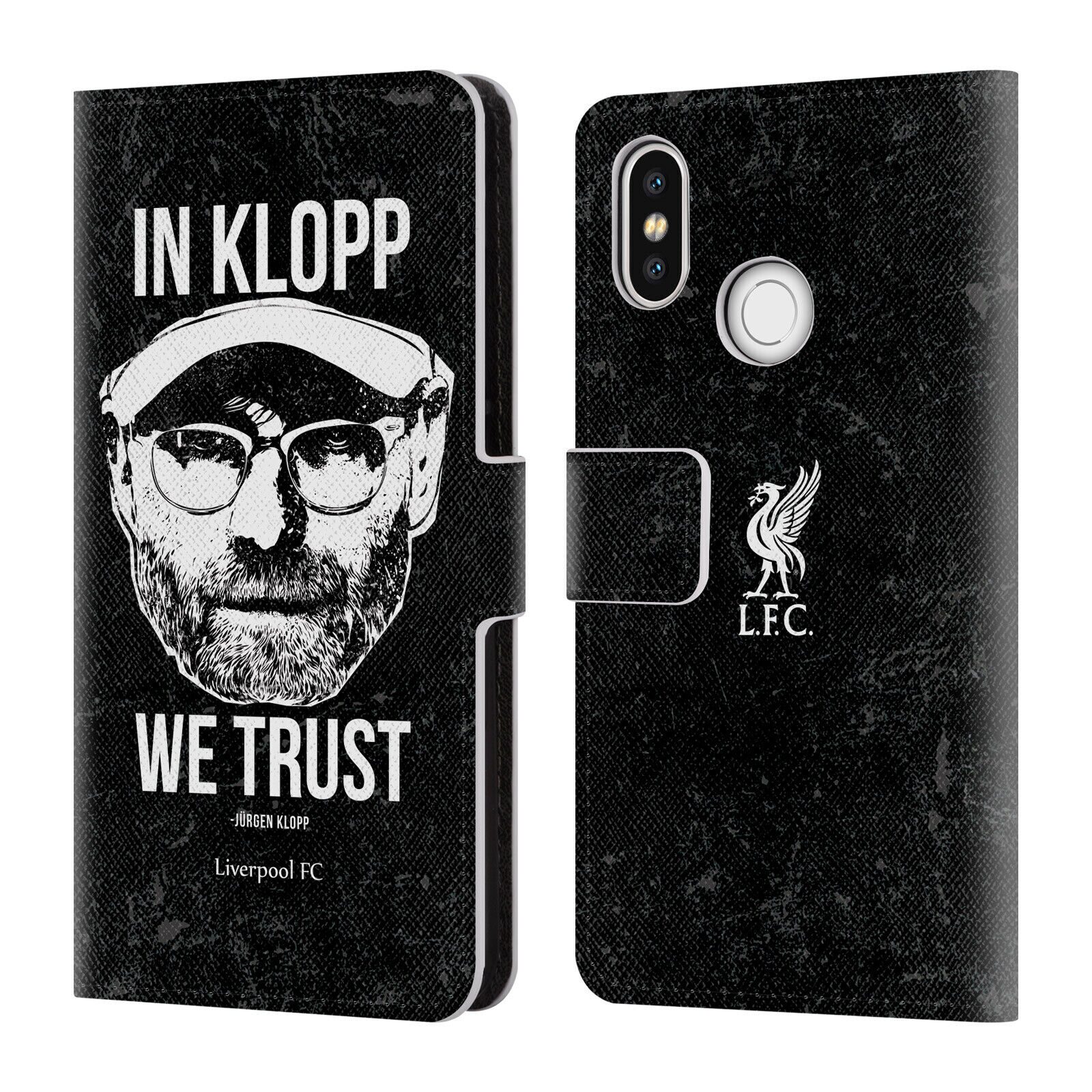

LIVERPOOL FC LFC JURGEN KLOPP PU LEATHER BOOK WALLET CASE FOR XIAOMI PHONES