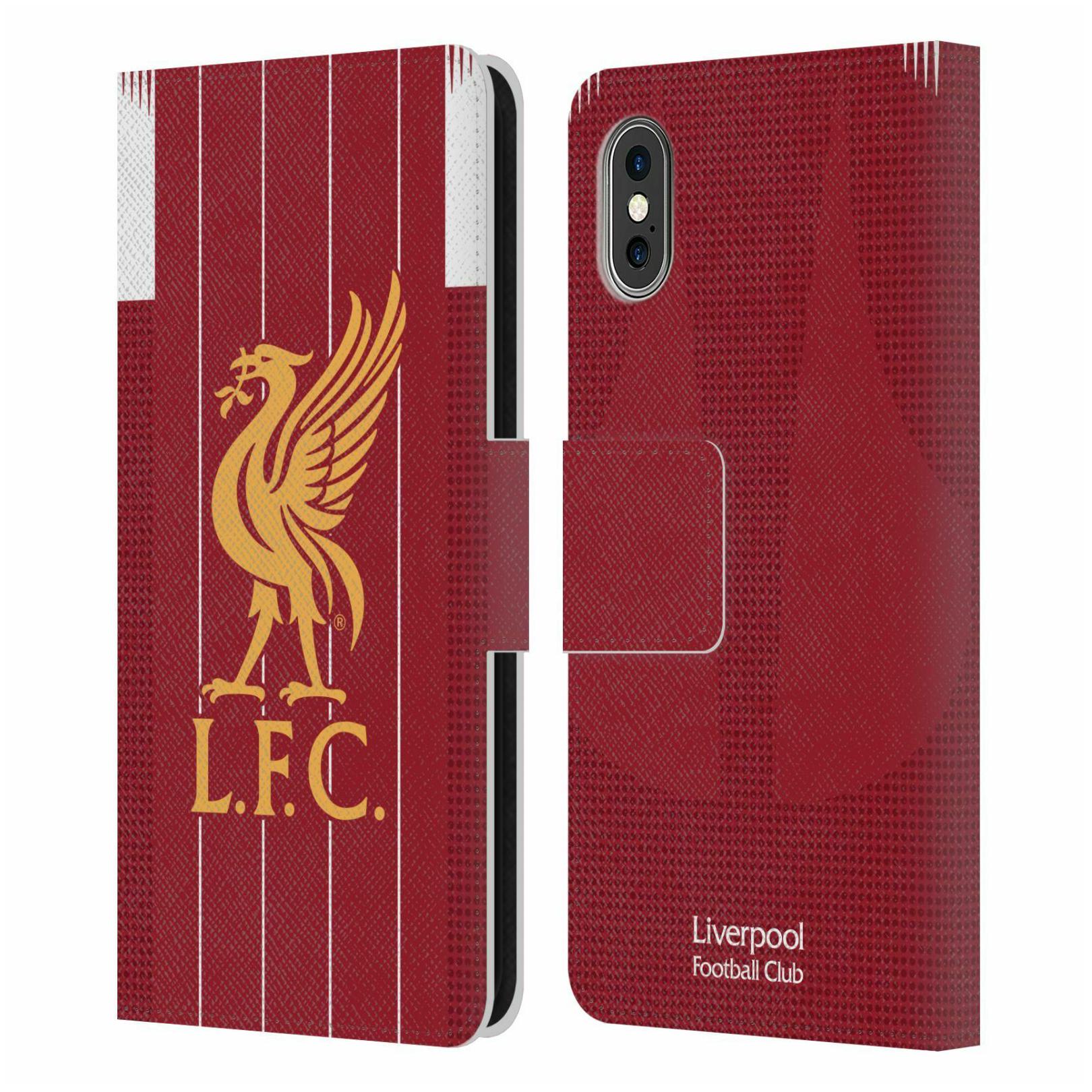

LIVERPOOL FC LFC 2019 20 KIT PU LEATHER BOOK WALLET CASE FOR APPLE iPHONE PHONES