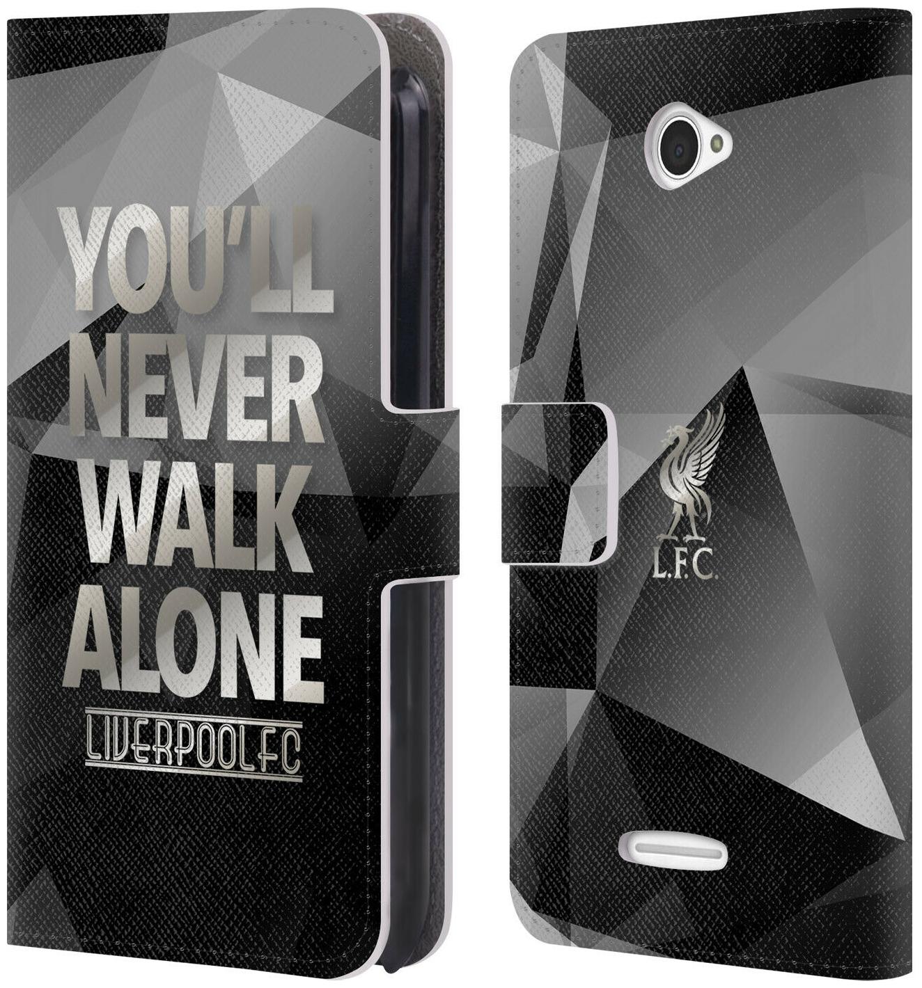 

LIVERPOOL FC LFC LIVER BIRD YNWA PU LEATHER BOOK WALLET CASE FOR SONY PHONES 2