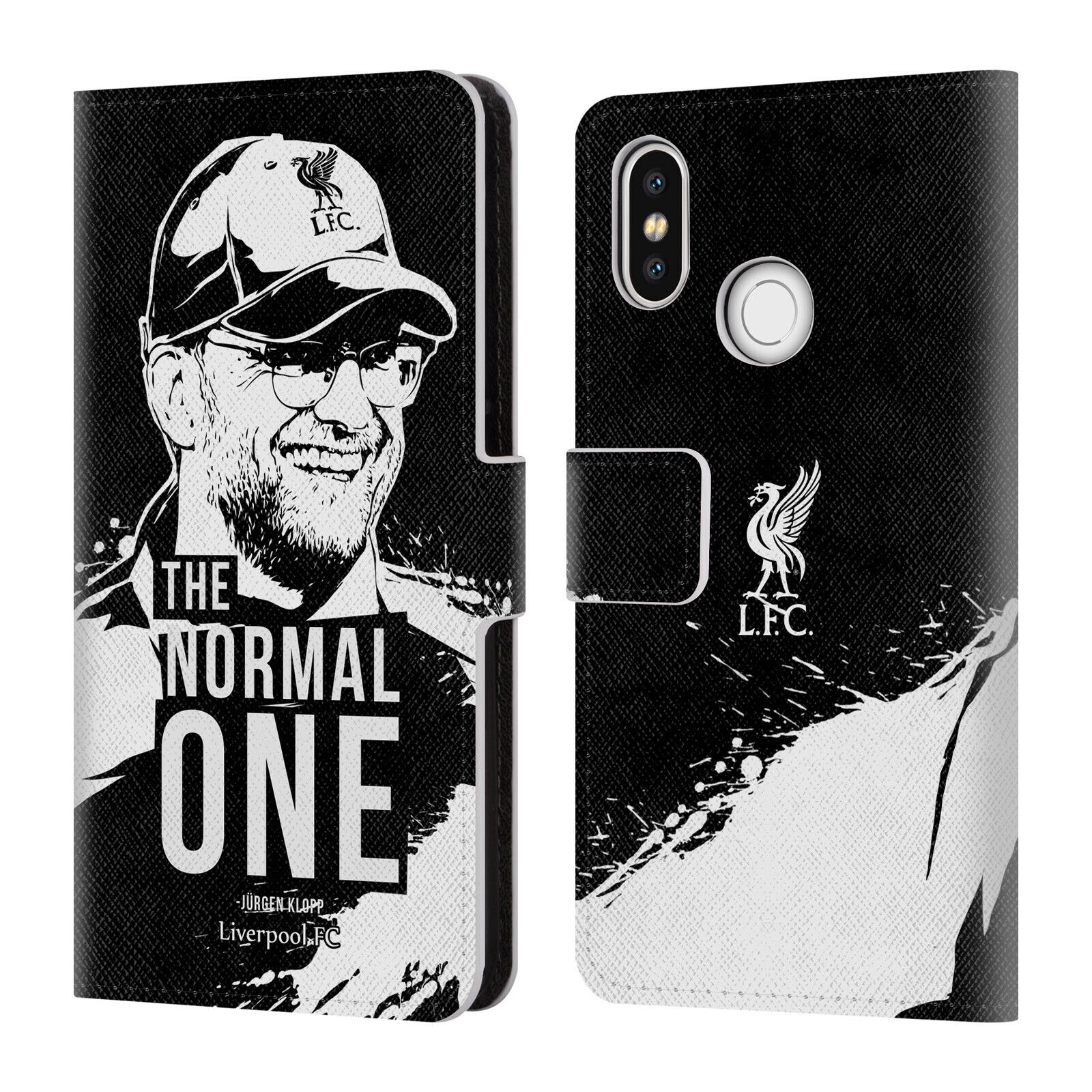 

LIVERPOOL FC LFC JURGEN KLOPP PU LEATHER BOOK WALLET CASE FOR XIAOMI PHONES