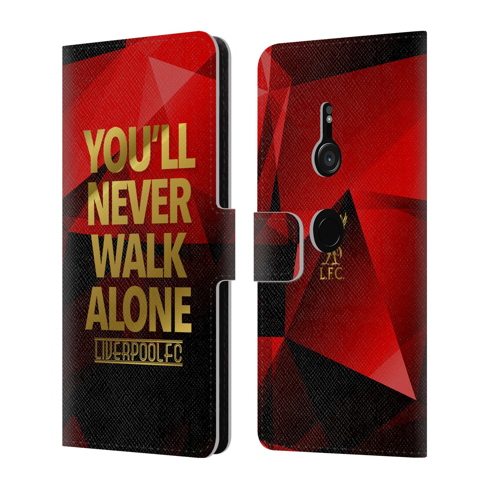 

LIVERPOOL FC LFC LIVER BIRD YNWA PU LEATHER BOOK WALLET CASE FOR SONY PHONES 1
