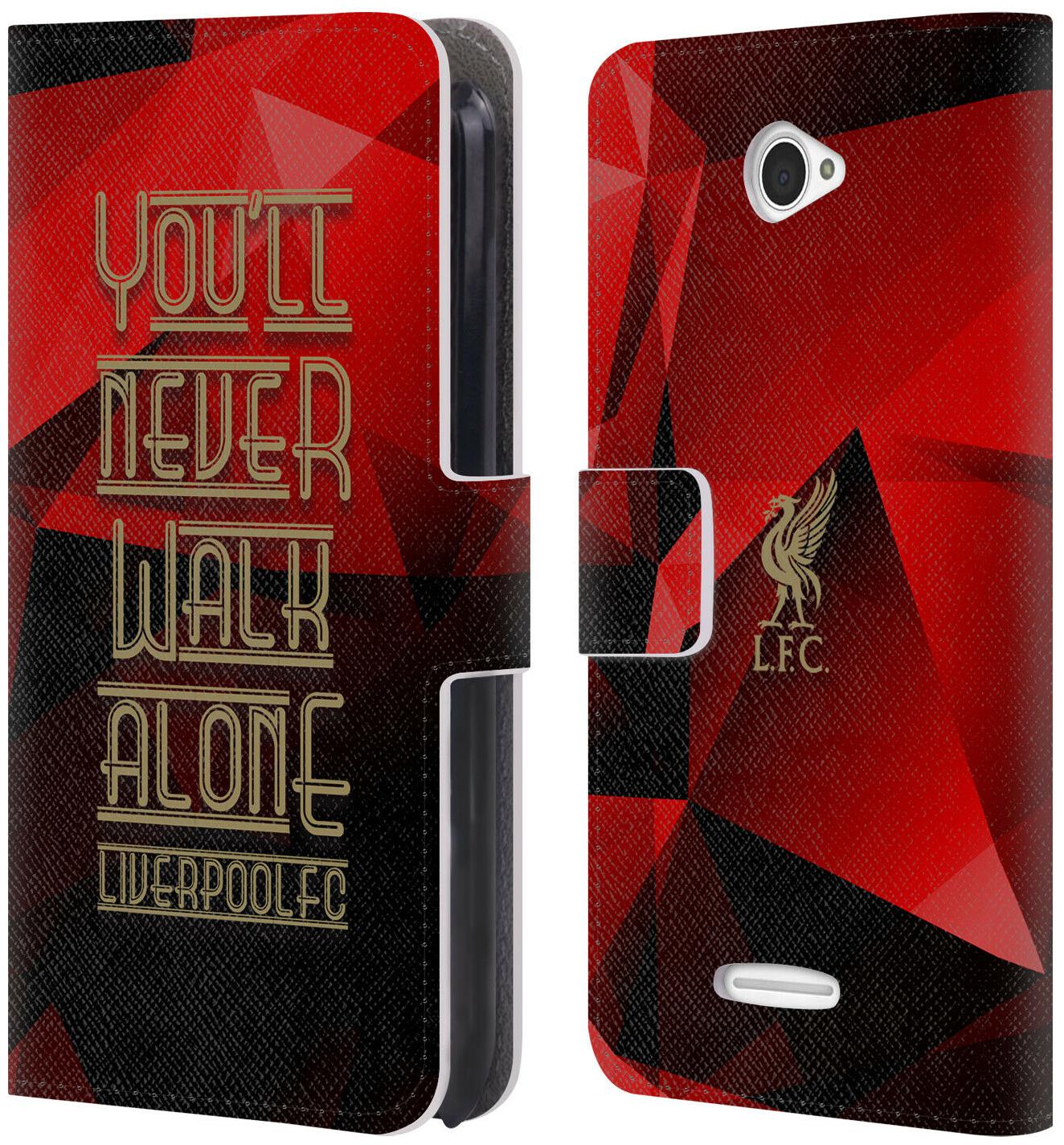 

LIVERPOOL FC LFC LIVER BIRD YNWA PU LEATHER BOOK WALLET CASE FOR SONY PHONES 2