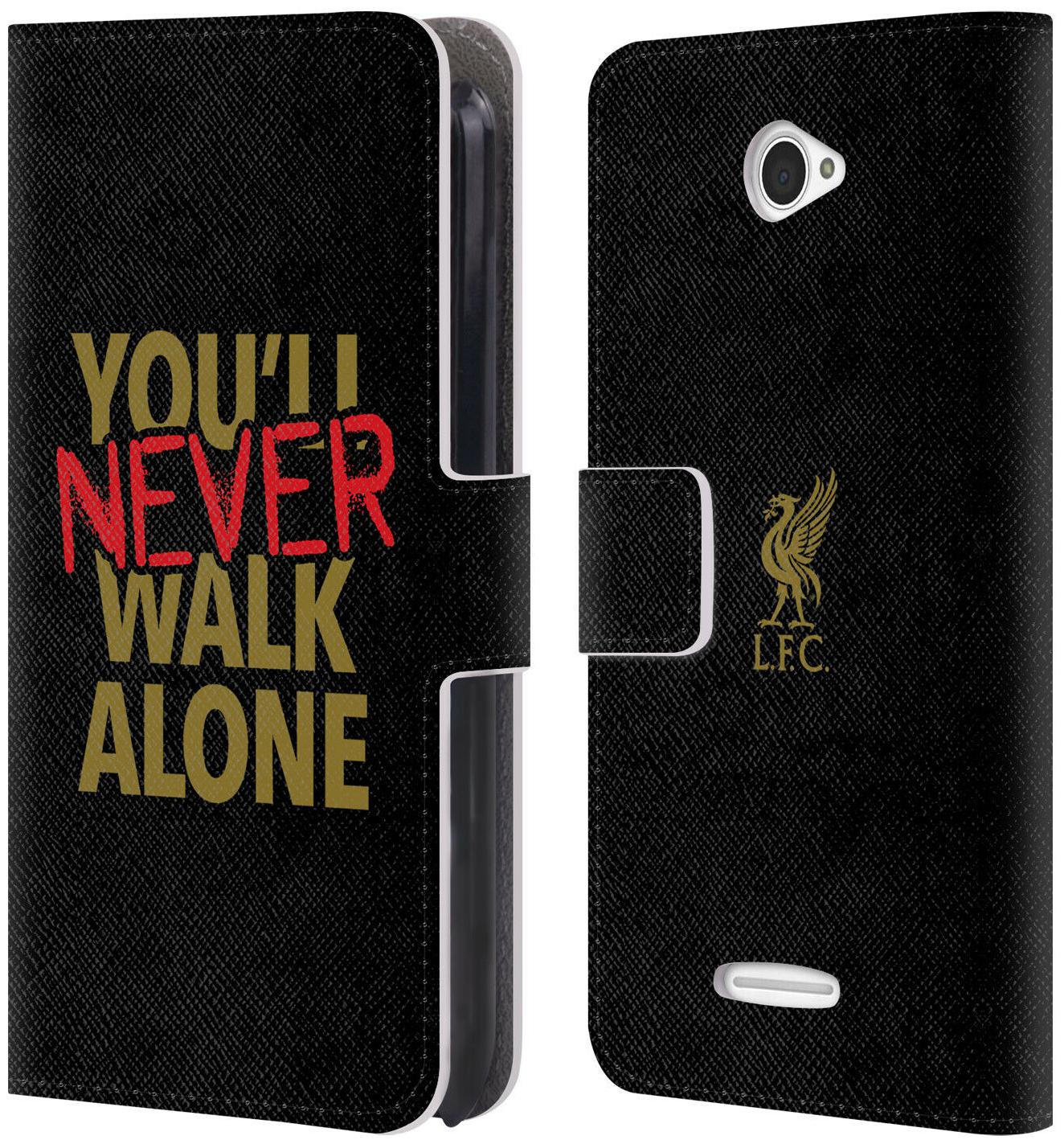 

LIVERPOOL FC LFC LIVER BIRD YNWA PU LEATHER BOOK WALLET CASE FOR SONY PHONES 2