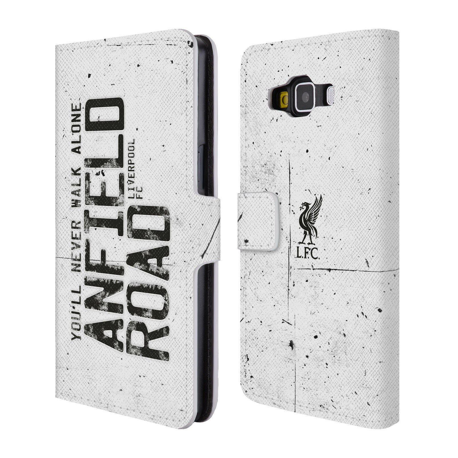 

LIVERPOOL FC LFC LIVER BIRD YNWA PU LEATHER BOOK CASE FOR SAMSUNG PHONES 2