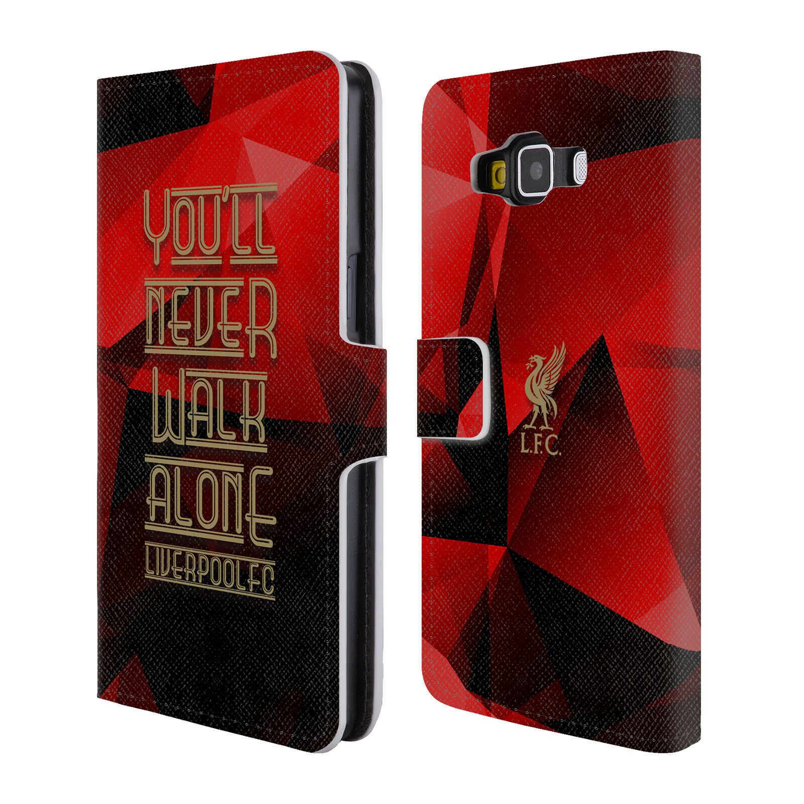 

LIVERPOOL FC LFC LIVER BIRD YNWA PU LEATHER BOOK CASE FOR SAMSUNG PHONES 2