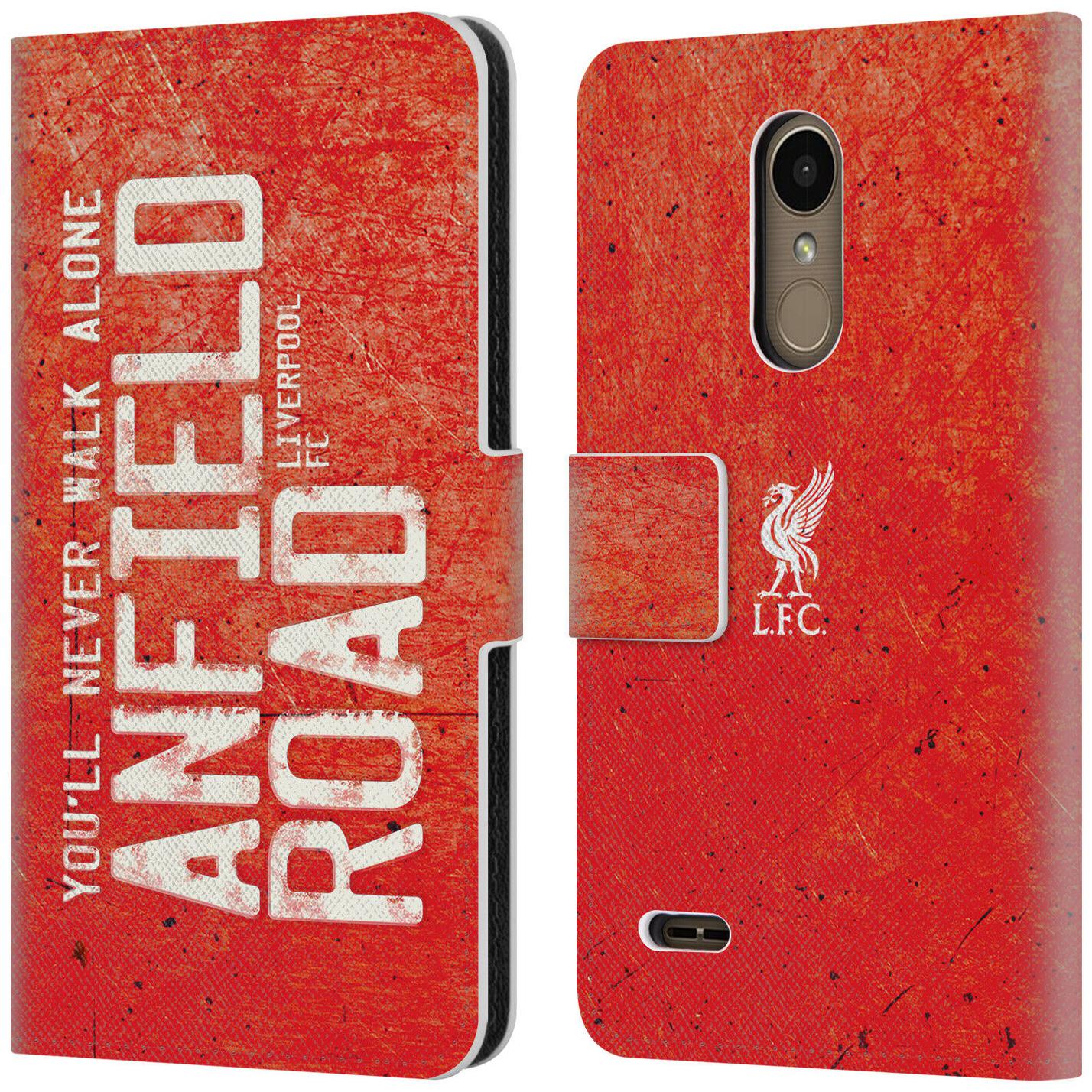 

LIVERPOOL FC LFC LIVER BIRD YNWA PU LEATHER BOOK WALLET CASE FOR LG PHONES 1