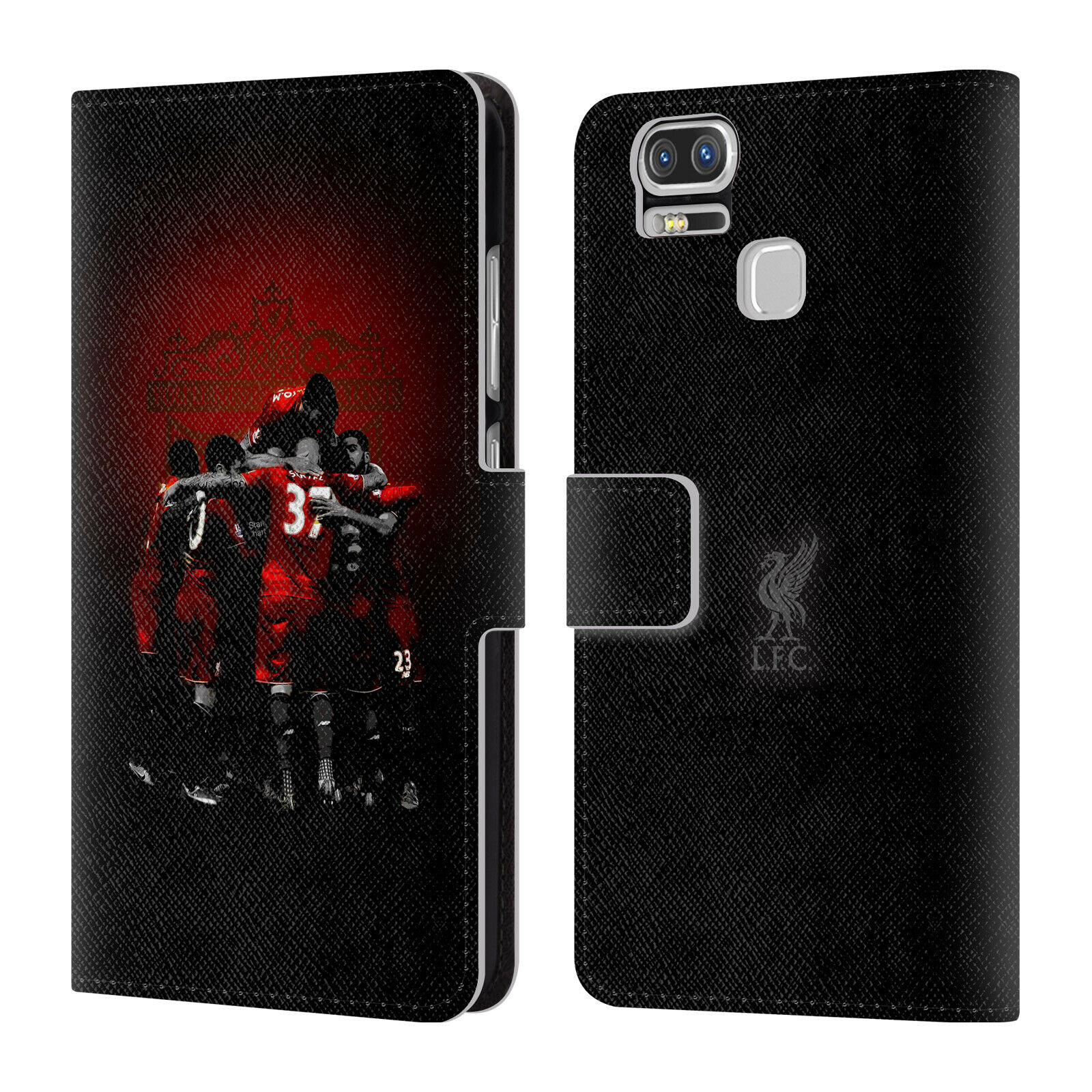 

LIVERPOOL FC LFC RED PRIDE PU LEATHER BOOK WALLET CASE FOR ASUS ZENFONE PHONES