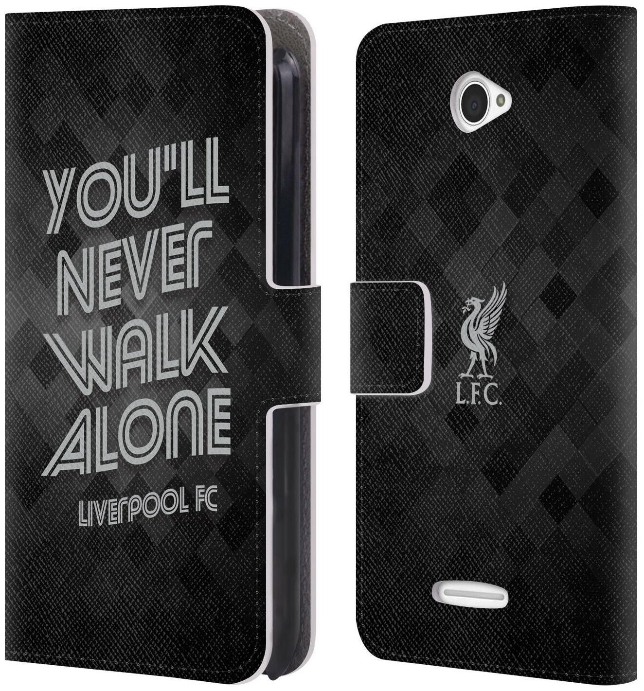 

LIVERPOOL FC LFC LIVER BIRD YNWA PU LEATHER BOOK WALLET CASE FOR SONY PHONES 2