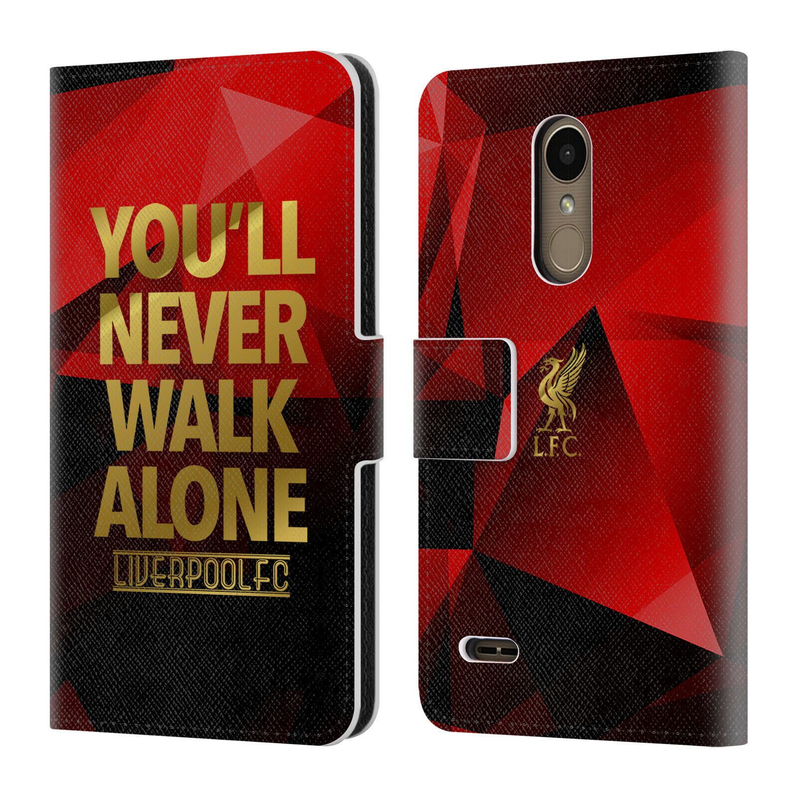 

LIVERPOOL FC LFC LIVER BIRD YNWA PU LEATHER BOOK WALLET CASE FOR LG PHONES 1