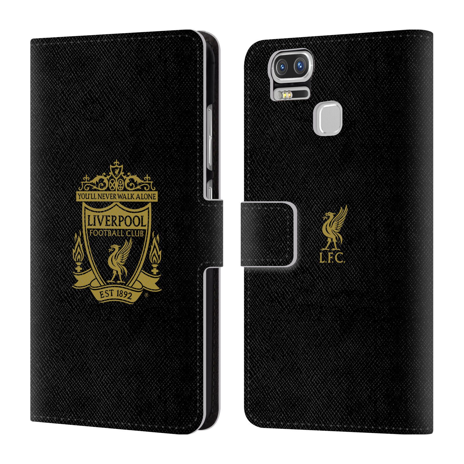 

LIVERPOOL FC LFC CREST 1 PU LEATHER BOOK WALLET CASE FOR ASUS ZENFONE PHONES