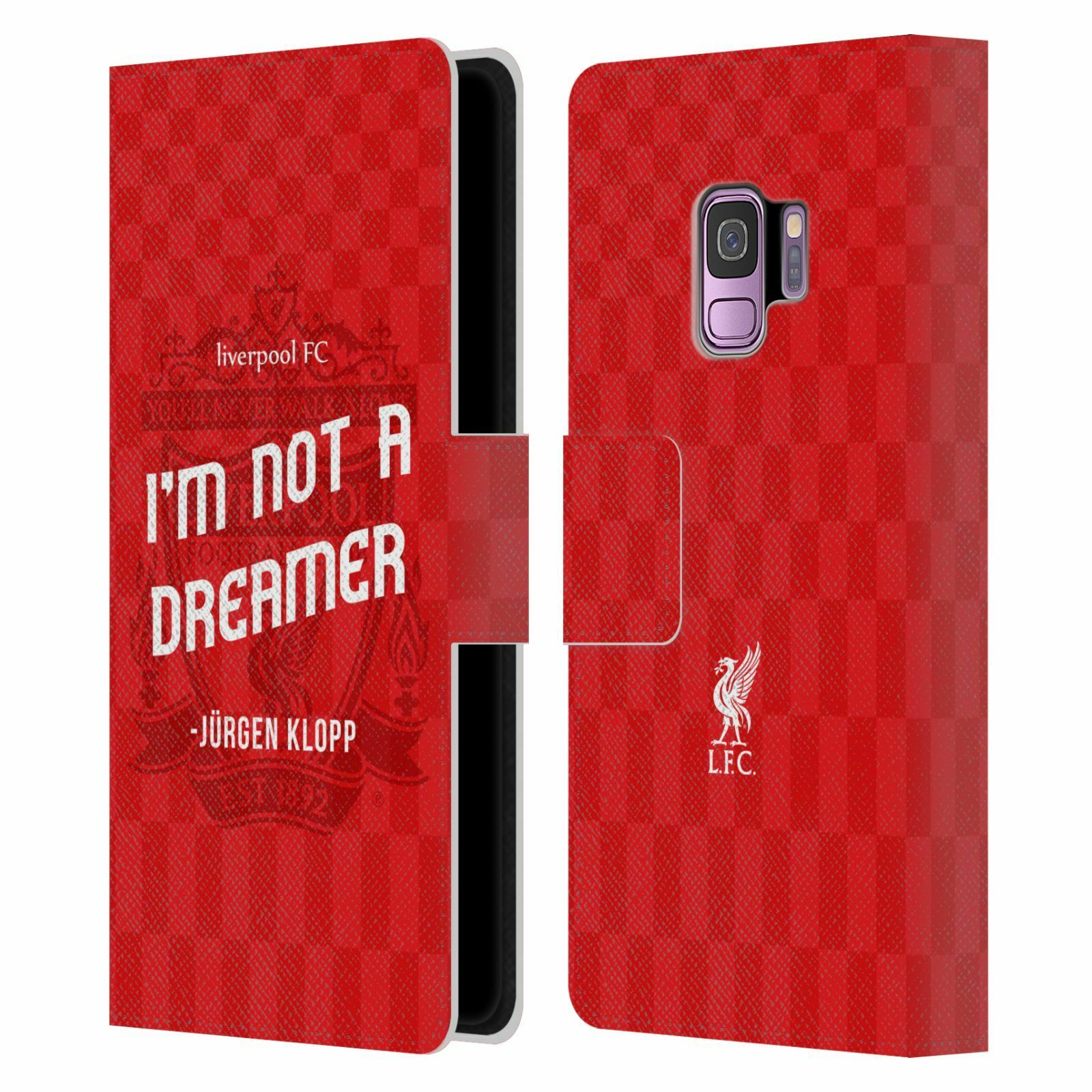 

LIVERPOOL FC LFC KLOPP QUOTES PU LEATHER BOOK WALLET CASE FOR SAMSUNG PHONES 1