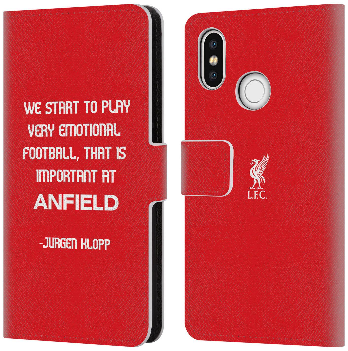 

LIVERPOOL FC LFC KLOPP QUOTES PU LEATHER BOOK WALLET CASE FOR XIAOMI PHONES