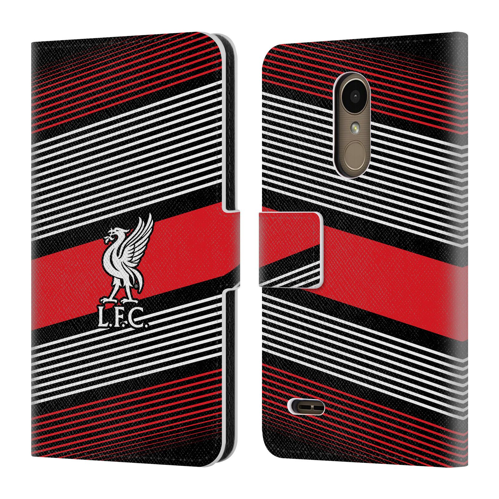 

LIVERPOOL FC LFC CREST LIVERBIRD 2 PU LEATHER BOOK WALLET CASE FOR LG PHONES 1