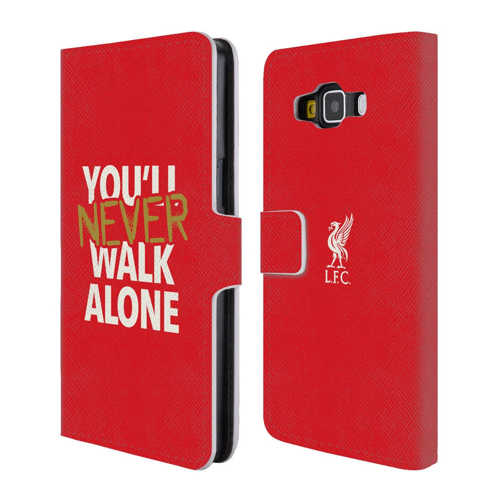 

LIVERPOOL FC LFC LIVER BIRD YNWA PU LEATHER BOOK CASE FOR SAMSUNG PHONES 2