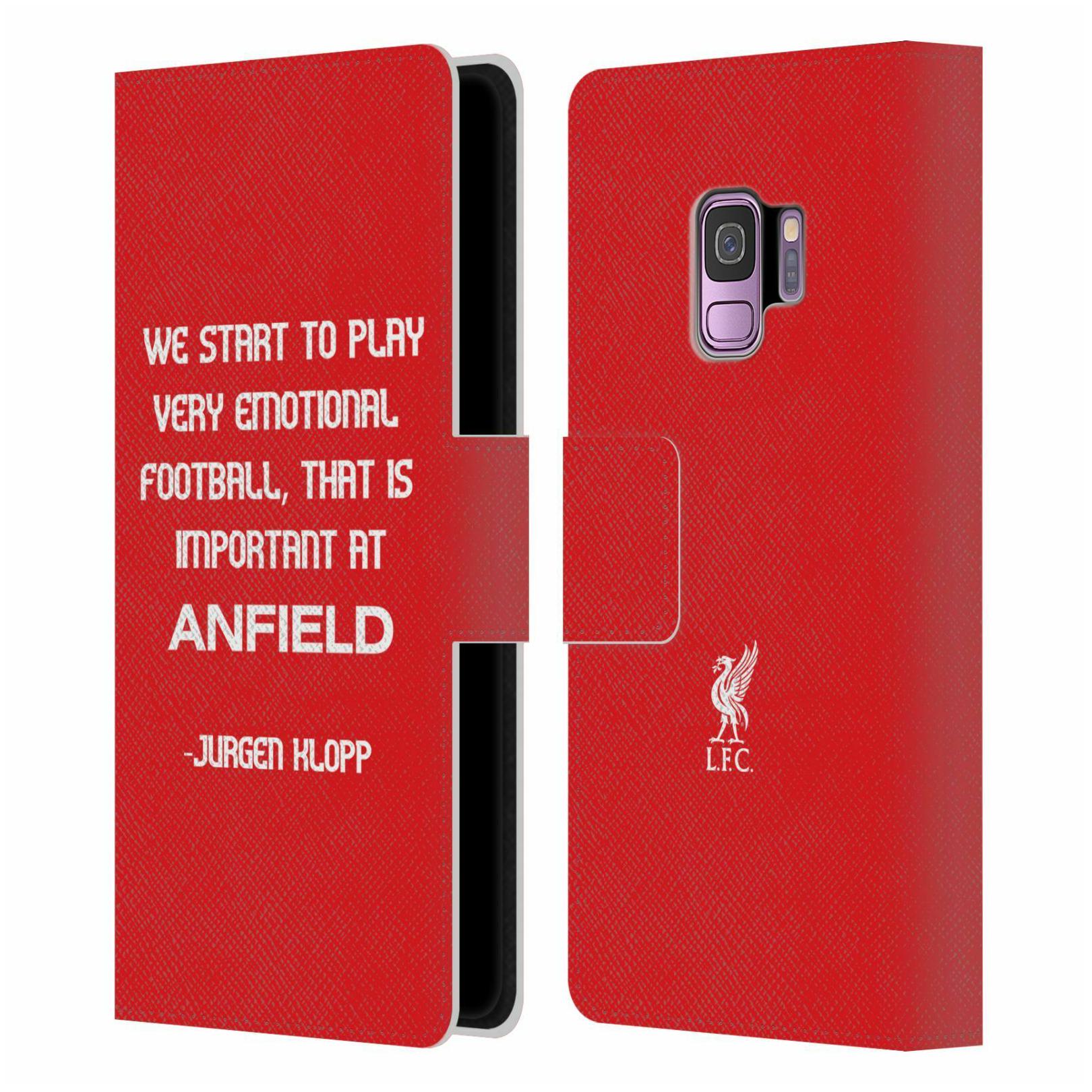 

LIVERPOOL FC LFC KLOPP QUOTES PU LEATHER BOOK WALLET CASE FOR SAMSUNG PHONES 1
